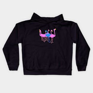 Blue Flamingo Kids Hoodie